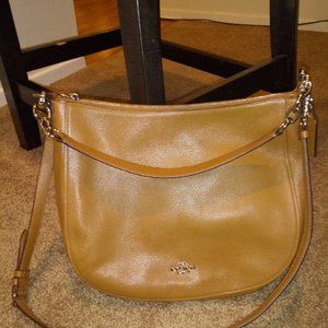 Coach Hobo Crossbody Pebbled Brown Purse